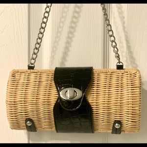 Wicker Shoulder Bag